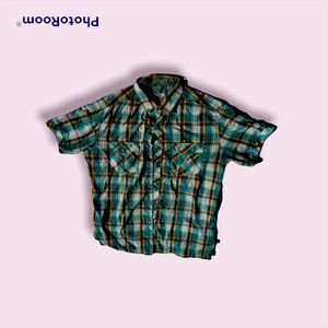 Men' Kuhl button down short sleeve size Large